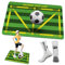 Cartlant Fussball Matte, 60x90cm Rutschfeste Fußballmatte Schritt Fussball Trainingsmatte, Stoßdämpfende Fussballmatte Training Ballkontrolle Trainingsmatte Kinder Geschenke - mit Fußballsocken (Grün)