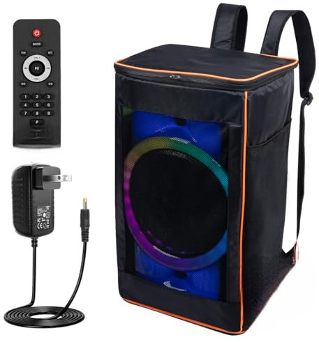 Pyle Enceinte Bluetooth de Fête Grande Taille – Gros Haut-Parleur Bluetooth avec Système Stéréo sans Fil Véritable (TWS) – Basses Puissantes et Aigus Clairs – Grand Haut-Parleur avec Sac de Transport