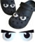 WUNZILO 2 pares Ojos de dibujos animados divertidos de cocodrilo para decoración de zapatos, accesorios de Crocs de funny, adornos de zapatos para Navidad, cumpleaños, regalos de fiesta