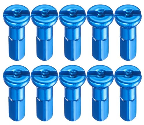 XAGMODSHN 10 Pcs Leichte Fahrräder Speichen Speichen Caps Rad Speichen Nippel Dekoration Speichen Nippel Ende Tipps Mountainbike Teil