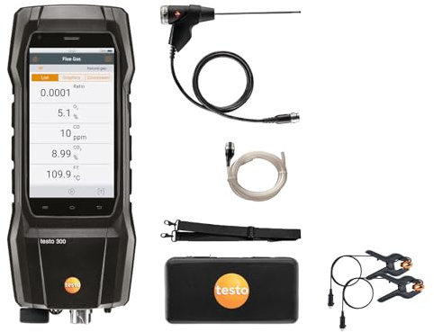 testo 300+ Flue Gas Analyser Advanced Kit