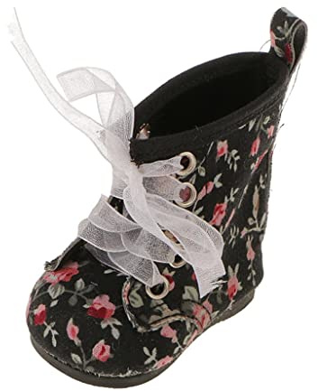 HuadaXtai 1 Paar Puppenschuhe, Schnürstiefel, Winterstiefel für 45 cm Große Puppen