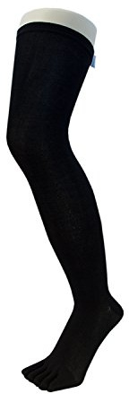 TOETOE - Atmungsaktive Overknee-Zehensocken aus Baumwolle für Herren und Damen (1 Paar)