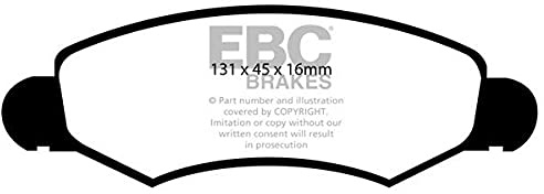 DP1598 Bremsbeläge ULTIMAX2 EBC Brakes für Subaru Justy G3X Suzuki Ignis WagonR