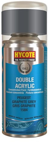Hycote Peugeot Graphite Grey Metallic Touch Up Aerosol, 150ml