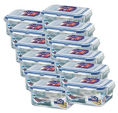 Frischhaltedose /Frischhaltebox / Multifunktionsbox / Frischhaltebehälter / Vorratsdose / Kleinteiledose Lock&Lock, 180 ml, HPL805 - 12er Set