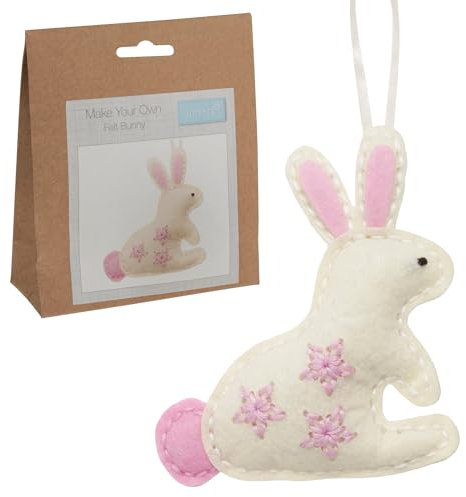 Trimits Felt Decoration Kits, 10.5 x 11.5cm, Bunny