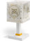 Dalber Kinder Tischlampe Nachttischlampe kinderzimmer Eule Tiere Good Night, 63391, E14, Beige