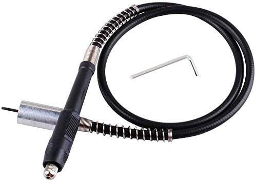 Albero Flessibile Compatibile con Dre-mel Wen Roybi Trapano, Utensile Girevole per Smerigliatrice Elettrica Mandrino Senza Chiave da Poweka