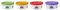 Play Doh 4 pots de Pâte Elastix 227gr