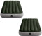 Intex Dura-Beam Standard Series Downy Portable Inflatable Airbed with Built-In Foot Pump, Twin Size (2 Pack)