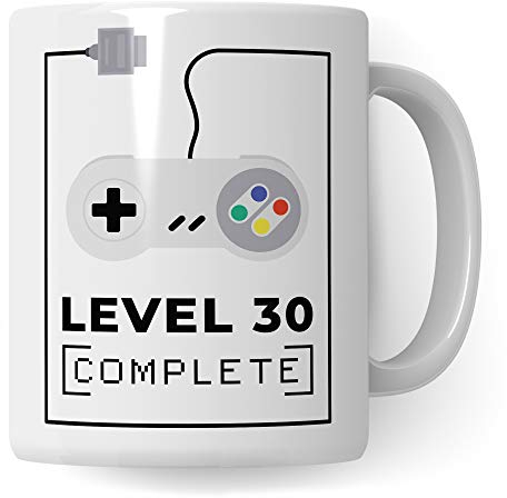 Pagma Druck 30. Geburtstag Tasse, Geburtstags-Geschenk Becher, 30 Jahre alt Geschenkidee, Geburtstag 30 Gaming Gamer Zocker Zocken, Kaffeetasse lustig Geburtstagsgeschenk