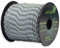 aufodara 50 Metros Paracord 2mm Cuerda de Nylon Paracaídas de 1 Hilos (Negro Blanco Gris)