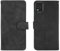GOGME Premium PU/TPU Leder Hülle für LG K42 - Folio Schutzhülle Handyhülle, Flip Case Klapphülle mit Standfunktion & Kartensteckplätzen, Schwarz
