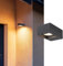 SLV ESKINA FRAME | Wandaufbauleuchte, Außenbeleuchtung von Hauseingang, Wänden, Terrassen, Fassaden, Treppen, LED Wandleuchte, Aussenleuchte | LED Inside, CCT switch 3000/4000K