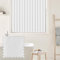 Vertical Blinds - Made to Measure - 89mm - Complete Blind - Pacific Fabric- WHITE (Up To 180cm(1800mm), Up To 240cm(2400mm))
