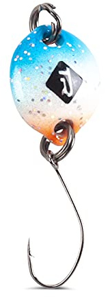 Iron Trout Button Spoon 1,8g - Forellenblinker, Sänger Farbe:Fluo Rainbow/Orange