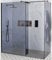 Milano Nero Black Corner Smoked Glass Frameless Shower Enclosure Grey Tray - 1700mm x 800mm