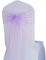 WENSINL 50 Wedding Organza Lilac Chair Sashes Bows 7x108 inches Sheer Chiffon Chairs Bands for Party Banquet Hotel Restaurant Decorations Chairs Knots Ties - Light Purple/Lavender