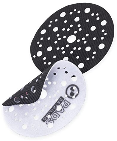 DETAILINGPADS Polierscheibe Softauflage für Exzenterschleifer 2 Stück Set | Excenter Schleifmaschine Akku Buffer Pad | Schleifteller Polierteller Schutzauflage Schleifscheiben | Fi 150/1-69 Löcher