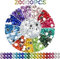 Diamond Painting Steine Diamond Painting Zubehör Diamanten Deko Strasssteine 20 Farben Diamant-Ersatz Runde Funkelnde Perlen Für Nägel, Edelsteine, Kunsthandwerk Ornamente (1000 Stück Pro Beutel)