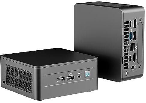 (ASUS NUC) Intel NUC 12 Pro Mini PC, Core i5-1240P (12C/16T, up to 4.4GHz), Wi-Fi 6E Network NUC Desktop PC Computer, 16 GB DDR4 Windows 11 Pro 256GB Mini Computer, 8K/WiFi6E/BT 5.3/Thunderbolt 4