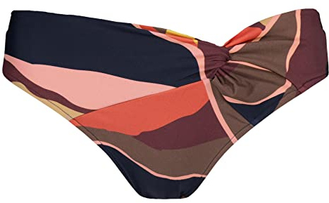 Barts W Ash Bikini Briefs Blau - Verspielte Bedruckte Damen Bikini Hose, Größe 38 - Farbe Navy
