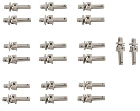WYZBEN Replacement Eyeglasses Hinge Screws 10 Sets Eyewear Accessories Plastic Glasses Repair Parts