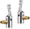Amabro 2 Stück 8mm Autoventil Adapter,Luftpumpe Adapter Luftpumpe Tubeless Ventil Ventilverlängerung Autoventil Set Hebelstecker Air Chucks Reifen Clip Fahrrad Momentstecker Druckluft Reifenfüllnippe