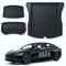 LANTU Kofferraummatte 3 Pcs für Tesla Model 3 2024-2025 Allwetter TPE Schutzmatte, Hinten, Untere und Vordere Kofferraummatte rutschfest & Wasserdicht für Tesla Model 3 Highland Zubehör