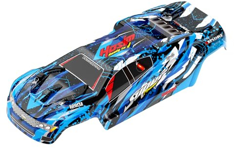 Hosim X07 RC Car Body Shell X07 X08 X07W RC Truck Ersatzteile X7-CK03 X07 RC Auto Zubehör (Blau)