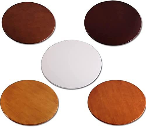 Bandeja giratoria de madera redonda para servir, mesa de comedor, plato giratorio, plato para servir de mesa, plato giratorio de cocina Lazy Susan resistente para compartir alimentos, 70-100 cm