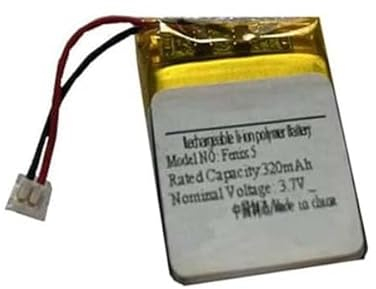 CENTERPOWER 3.7V 320mAh 361-00097-00 Ersatz Akku Kompatibel mit 361-00097-00 ASDB402334-P1 Fenix 5 / Fenix 5X Watch Batterie