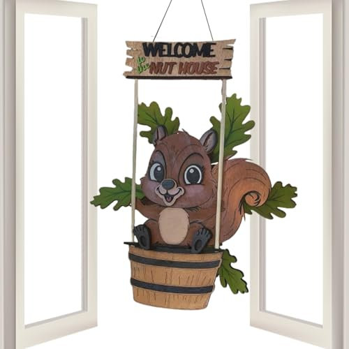 Generic Windmill Garden - Wooden Windmill for Garden - Animal Themed - Brown, Durable, Weather Resistant - 17.72 Inches