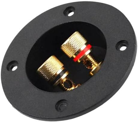 FUNOMOCYA 6stücke Lautsprecherbox-anschlussdose Mit Lautsprecher-flachstecker Lautsprecherkabelverbinder Subbox-anschlüsse Anschlussklemme Für Stereoanlage Trennbox Für Auto Schiff Und Heimg