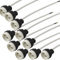 10pcs GU10 Fassungen Brandschutz, GU10 Fassung (220V-250V) für LED und Halogen aus Keramik mit Kunststoff-Schutzkappe