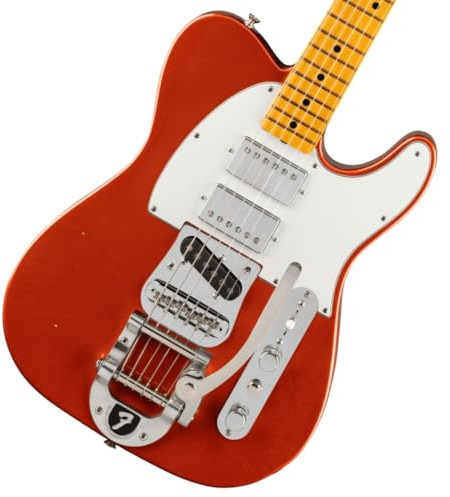 Fender Stories Collection Mike Campbell Red Dog Telecaster E-Gitarre, Red Dog Red