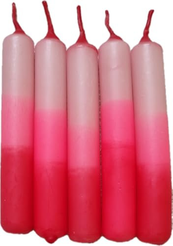 GLOWYBOX 5er Set Geburtstagskerzen für Kerzenring Kerzen für Kindergeburtstag bunte Kinderkerzen Geburtstagszug Minikerzen bunt Baumkerzen bunt Erdbeerkuchen Kuchen Erdbeerkerzen Erdbeere