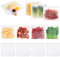 Reusable Gallon Freezer Bags - 12 PCS Silicone Food Freezer Bags, 28×26CM/11×10.2Inch Extra Large Thick Ziplock Plastic Bag for Food Storage, Leakproof Sandwich Pouch for Fruit Veg Soup Meal Prepare