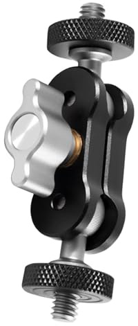 ULIJTH Support de bras de trépied en aluminium pour appareils photo, moniteur vidéo, lumière de remplissage externe, main étrange, support mural LED, support mural pour tablette de bureau, anti-vol en