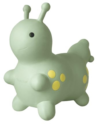 Kindsgut Hüpftier Kinder Raupe, aufblasbar, ab 2 Jahren, mit Pumpe | Hüpfspielzeug für drinnen und draußen, Balance, Koordination und Motorik, Sitzhöhe ca. 25 cm, bis 50 kg, abwischbar, Unisex