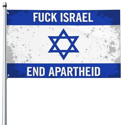 Banderas de Israel para Palestina Libre (2x3 pies) para exteriores, banderas de jardín resistentes y grandes para jardín.