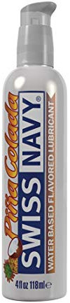 SWISS NAVY Aromatisiertes Schmiermittel auf Wasserbasis Pina Colada, 4 Flüssigunzen