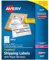 Avery Versand-Etiketten mit Papierquittungen und TrueBlock Technologie für Laserdrucker 5-1/16 x 7-5/8, 50 Stück (5127), weiß