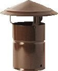 Feste Schornstein für Ofenrohre Ø 15 cm Farbe Matt Black