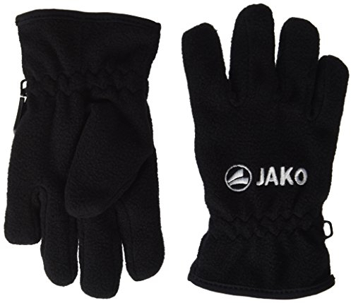 Jako Unisex - Kinder Fleecehandschuhe Comfort, Schwarz, 4, 2587