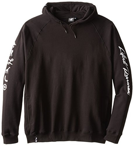 LRG Herren Big-Tall RC Scripted Pullover Hoodie Big and Tall, Schwarz, 4X-Large