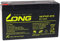 akku-net KungLong WP12-6S Batterie au plomb compatible avec Yuasa type NP12-6 6 V 12 Ah 6 V