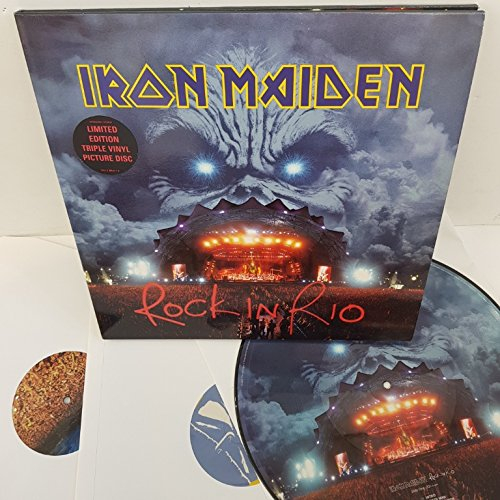 IRON MAIDEN - Rock in Rio. New unplayed opened 1st press, 3x12 LP, limited edition, picture disc. 7243 5 38643 1 6