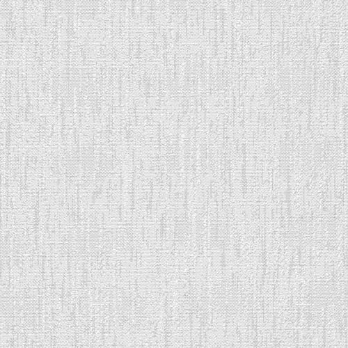 Erismann Tapete | Kollektion Batihouse | 8049-02 | Papiertapete | Streifen/Wellen | 0.53 x 10.05 m | Weiß | Wohnzimmer | Flur | Büro | Küche | Wohnräume